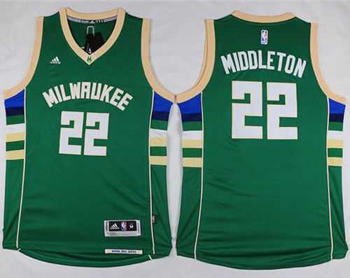 Milwaukee Bucks #22 Khris Middleton Green Stitched NBA Jersey,We sell and wholesale Milwaukee Bucks #22 Khris Middleton Green Stitched NBA Jersey on line form chian!