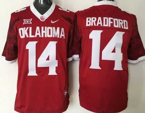 Oklahoma Sooners #14 Sam Bradford Red New XII Stitched NCAA Jersey,We sell and wholesale Oklahoma Sooners #14 Sam Bradford Red New XII Stitched NCAA Jersey on line form chian!
