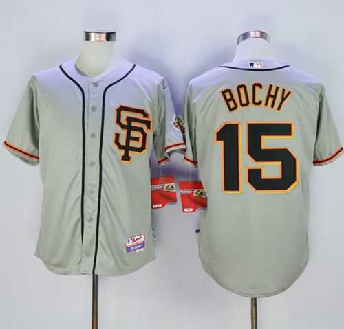 San Francisco Giants #15 Bruce Bochy Gray Cool Base Road 2 Stitched MLB Jersey,We sell and wholesale San Francisco Giants #15 Bruce Bochy Gray Cool Base Road 2 Stitched MLB Jersey on line form chian!