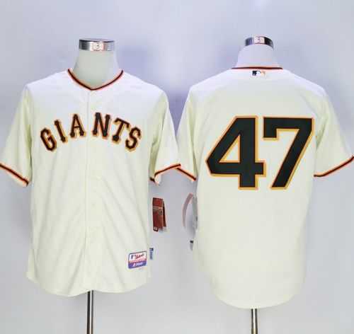 San Francisco Giants #47 Johnny Cueto Cream Cool Base Stitched MLB Jersey,We sell and wholesale San Francisco Giants #47 Johnny Cueto Cream Cool Base Stitched MLB Jersey on line form chian!