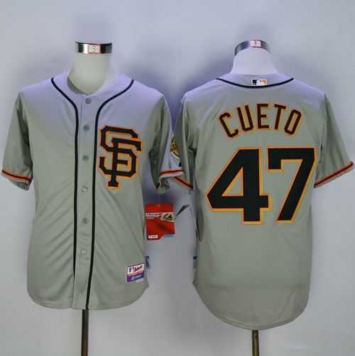 San Francisco Giants #47 Johnny Cueto Gray Road 2 Cool Base Stitched MLB Jersey,We sell and wholesale San Francisco Giants #47 Johnny Cueto Gray Road 2 Cool Base Stitched MLB Jersey on line form chian!