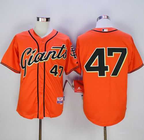 San Francisco Giants #47 Johnny Cueto Orange Alternate Cool Base Stitched MLB Jersey,We sell and wholesale San Francisco Giants #47 Johnny Cueto Orange Alternate Cool Base Stitched MLB Jersey on line form chian!