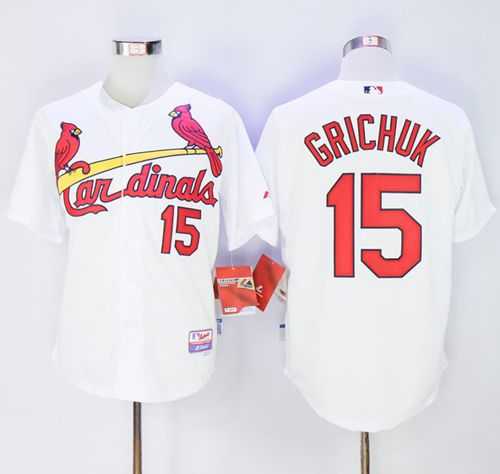 St. Louis Cardinals #15 Randal Grichuk White Cool Base Stitched MLB Jersey,We sell and wholesale St. Louis Cardinals #15 Randal Grichuk White Cool Base Stitched MLB Jersey on line form chian!