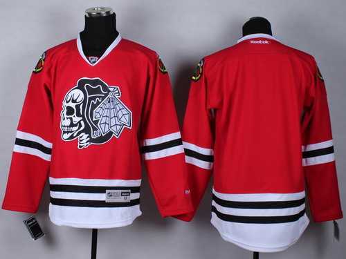 Men Chicago Blackhawks Customized Red With Black Skull Stitched Hockey Jersey,We sell and wholesale Men Chicago Blackhawks Customized Red With Black Skull Stitched Hockey Jersey on line form chian!