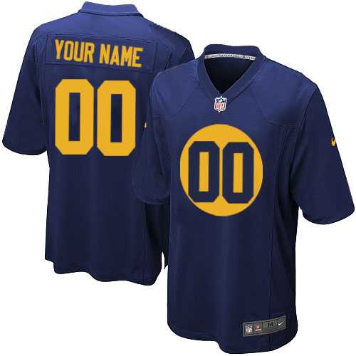 Men Nike Green Bay Packers Customized Navy Blue Alternate Stitched NFL Game Jersey,We sell and wholesale Men Nike Green Bay Packers Customized Navy Blue Alternate Stitched NFL Game Jersey on line form chian!