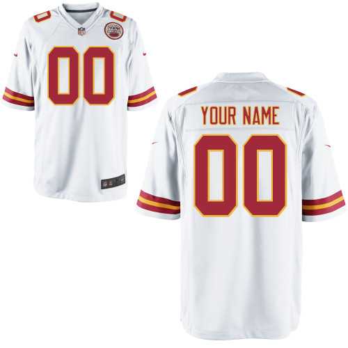 Men Nike Kansas City Chiefs Customized White Team Color Stitched NFL Game Jersey,We sell and wholesale Men Nike Kansas City Chiefs Customized White Team Color Stitched NFL Game Jersey on line form chian!