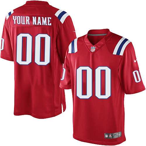Men Nike New England Patriots Customized Red Alternate Stitched NFL Game Jersey,We sell and wholesale Men Nike New England Patriots Customized Red Alternate Stitched NFL Game Jersey on line form chian!