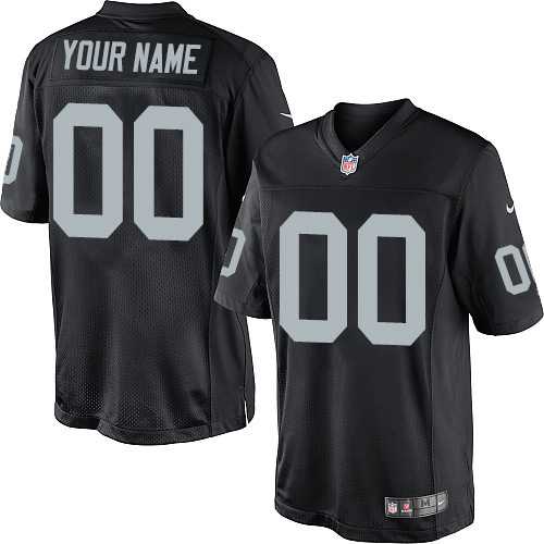 Men Nike Oakland Raiders Customized Black Team Color Stitched NFL Game Jersey,We sell and wholesale Men Nike Oakland Raiders Customized Black Team Color Stitched NFL Game Jersey on line form chian!
