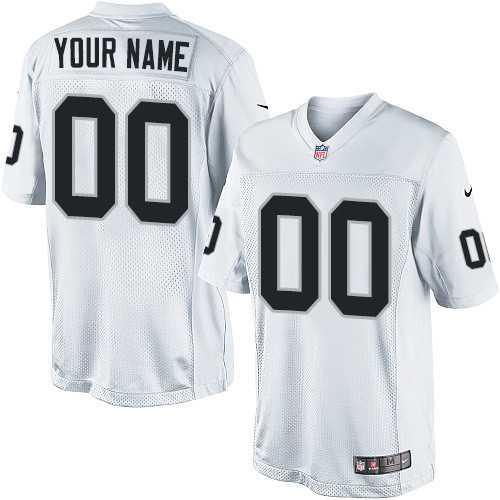 Men Nike Oakland Raiders Customized White Team Color Stitched NFL Game Jersey,We sell and wholesale Men Nike Oakland Raiders Customized White Team Color Stitched NFL Game Jersey on line form chian!