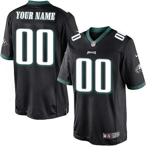 Men Nike Philadelphia Eagles Customized Black Team Color Stitched NFL Game Jersey,We sell and wholesale Men Nike Philadelphia Eagles Customized Black Team Color Stitched NFL Game Jersey on line form chian!