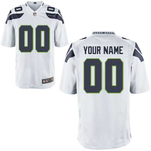 Men Nike Seattle Seahawks Customized White Team Color Stitched NFL Game Jersey,We sell and wholesale Men Nike Seattle Seahawks Customized White Team Color Stitched NFL Game Jersey on line form chian!