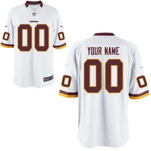 Men Nike Washington Redskins Customized White Team Color Stitched NFL Game Jersey,We sell and wholesale Men Nike Washington Redskins Customized White Team Color Stitched NFL Game Jersey on line form chian!