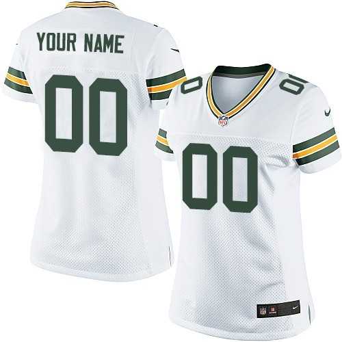Women Nike Green Bay Packers Customized White Team Color Stitched NFL Game Jersey,We sell and wholesale Women Nike Green Bay Packers Customized White Team Color Stitched NFL Game Jersey on line form chian!