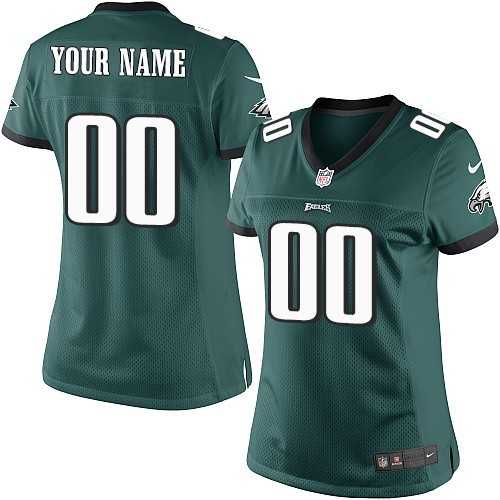Women Nike Philadelphia Eagles Customized Green Team Color Stitched NFL Game Jersey,We sell and wholesale Women Nike Philadelphia Eagles Customized Green Team Color Stitched NFL Game Jersey on line form chian!