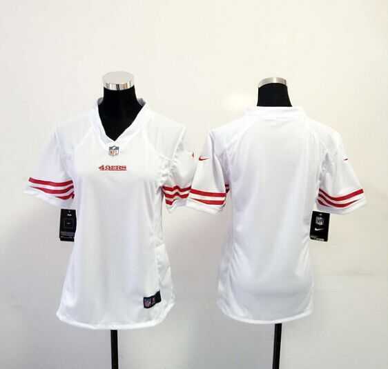 Women Nike San Francisco 49ers Customized White Team Color Stitched NFL Game Jersey,We sell and wholesale Women Nike San Francisco 49ers Customized White Team Color Stitched NFL Game Jersey on line form chian!