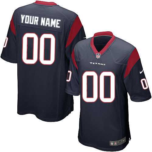 Youth Nike Houston Texans Customized Navy Blue Team Color Stitched NFL Game Jersey,We sell and wholesale Youth Nike Houston Texans Customized Navy Blue Team Color Stitched NFL Game Jersey on line form chian!
