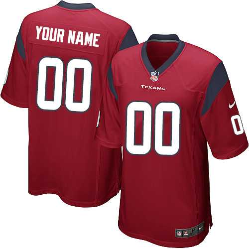 Youth Nike Houston Texans Customized Red Team Color Stitched NFL Game Jersey,We sell and wholesale Youth Nike Houston Texans Customized Red Team Color Stitched NFL Game Jersey on line form chian!
