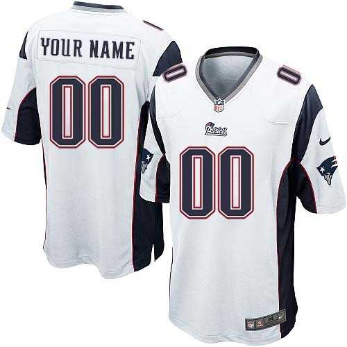 Youth Nike New England Patriots Customized White Team Color Stitched NFL Game Jersey,We sell and wholesale Youth Nike New England Patriots Customized White Team Color Stitched NFL Game Jersey on line form chian!