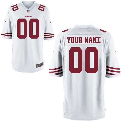 Youth Nike San Francisco 49ers Customized White Team Color Stitched NFL Game Jersey,We sell and wholesale Youth Nike San Francisco 49ers Customized White Team Color Stitched NFL Game Jersey on line form chian!