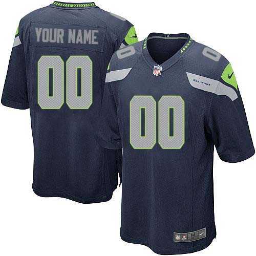 Youth Nike Seattle Seahawks Customized Navy Blue Team Color Stitched NFL Game Jersey,We sell and wholesale Youth Nike Seattle Seahawks Customized Navy Blue Team Color Stitched NFL Game Jersey on line form chian!