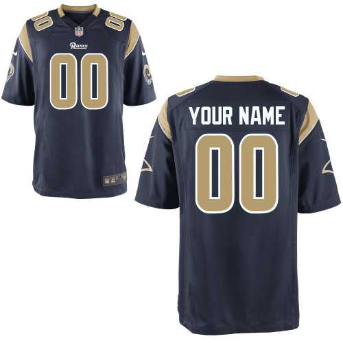 Youth Nike St. Louis Rams Customized Navy Blue Team Color Stitched NFL Game Jersey,We sell and wholesale Youth Nike St. Louis Rams Customized Navy Blue Team Color Stitched NFL Game Jersey on line form chian!
