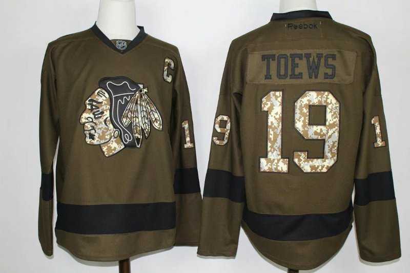 Chicago Blackhawks #19 Jonathan Toews Green Salute to Service Stitched NHL Jersey,We sell and wholesale Chicago Blackhawks #19 Jonathan Toews Green Salute to Service Stitched NHL Jersey on line form chian!