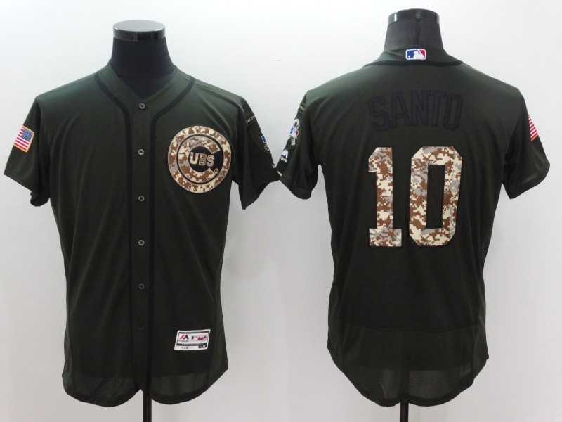 Chicago Cubs #10 Ron Santo Green Salute To Service 2016 Flexbase Collection Stitched Baseball Jersey,We sell and wholesale Chicago Cubs #10 Ron Santo Green Salute To Service 2016 Flexbase Collection Stitched Baseball Jersey on line form chian!