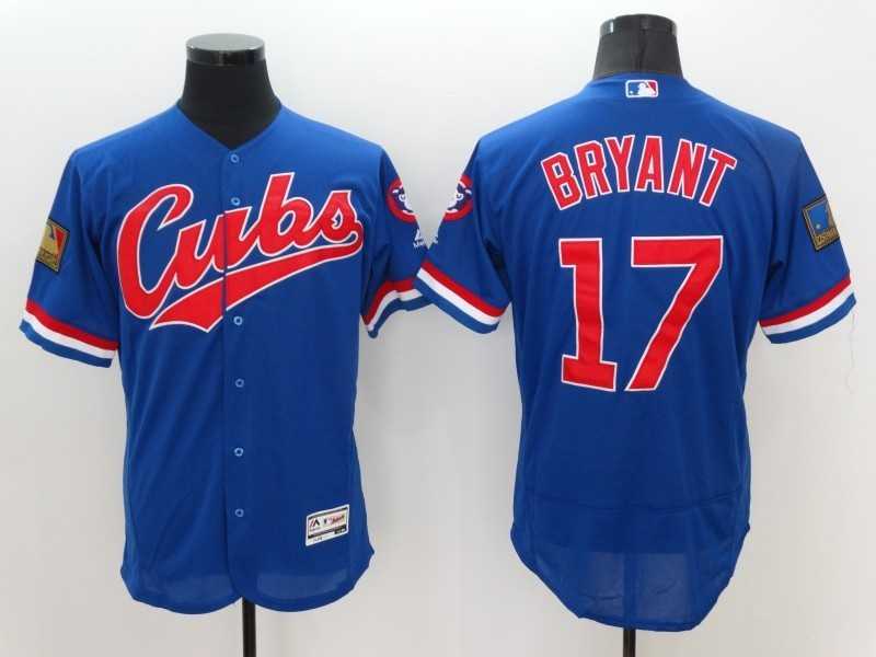 Chicago Cubs #17 Kris Bryant Blue 2016 Flexbase Collection Stitched Baseball Jersey,We sell and wholesale Chicago Cubs #17 Kris Bryant Blue 2016 Flexbase Collection Stitched Baseball Jersey on line form chian!