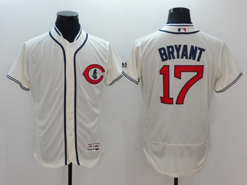 Chicago Cubs #17 Kris Bryant Cream 2016 Flexbase Collection Stitched Baseball Jersey,We sell and wholesale Chicago Cubs #17 Kris Bryant Cream 2016 Flexbase Collection Stitched Baseball Jersey on line form chian!