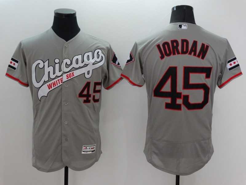 Chicago White Sox #45 Michael Jordan Mitchell And Ness Gray Flexbase Collection Stitched Baseball Jersey,We sell and wholesale Chicago White Sox #45 Michael Jordan Mitchell And Ness Gray Flexbase Collection Stitched Baseball Jersey on line form chian!