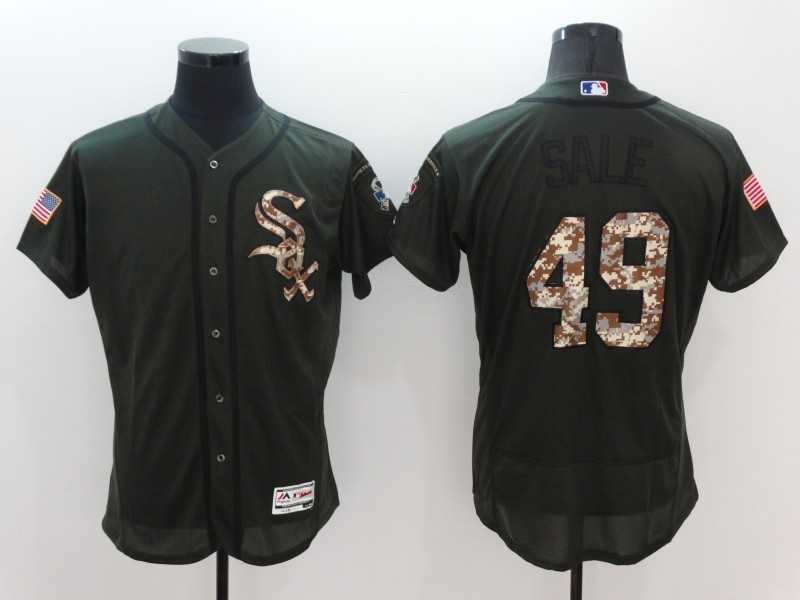 Chicago White Sox #49 Chris Sale Green Salute To Service 2016 Flexbase Collection Stitched Baseball Jersey,We sell and wholesale Chicago White Sox #49 Chris Sale Green Salute To Service 2016 Flexbase Collection Stitched Baseball Jersey on line form chian!