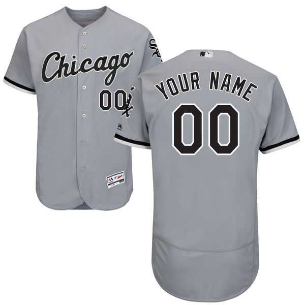 Chicago White Sox Customized Majestic Flexbase Collection Stitched Baseball WEM Jersey - Gray,We sell and wholesale Chicago White Sox Customized Majestic Flexbase Collection Stitched Baseball WEM Jersey - Gray on line form chian!