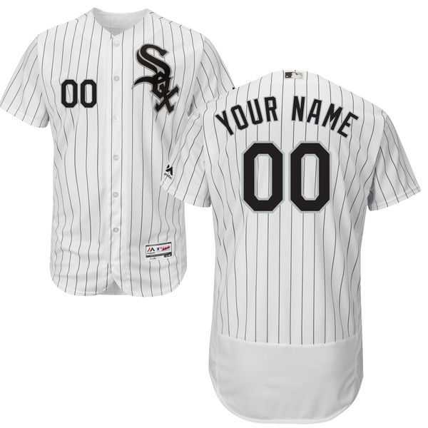 Chicago White Sox Customized Majestic Flexbase Collection Stitched Baseball WEM Jersey - White Black,We sell and wholesale Chicago White Sox Customized Majestic Flexbase Collection Stitched Baseball WEM Jersey - White Black on line form chian!