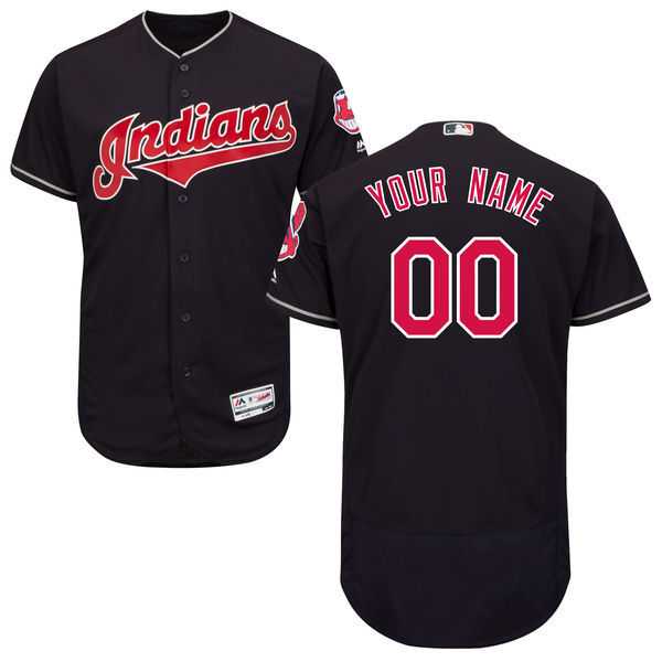 Cleveland Indians Customized Majestic Flexbase Collection Stitched Baseball WEM Jersey - Navy Blue,We sell and wholesale Cleveland Indians Customized Majestic Flexbase Collection Stitched Baseball WEM Jersey - Navy Blue on line form chian!
