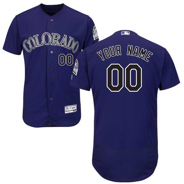 Colorado Rockies Customized Majestic Flexbase Collection Stitched Baseball WEM Jersey - Purple,We sell and wholesale Colorado Rockies Customized Majestic Flexbase Collection Stitched Baseball WEM Jersey - Purple on line form chian!