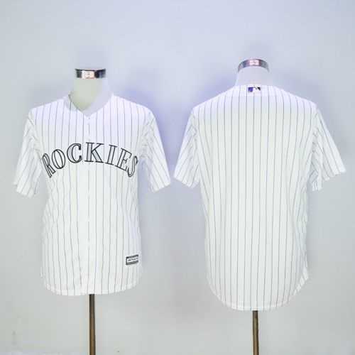 Colorado Rockies Customized Men's White New Cool Base Stitched Baseball Jersey,We sell and wholesale Colorado Rockies Customized Men's White New Cool Base Stitched Baseball Jersey on line form chian!