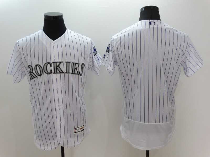 Colorado Rockies Customized Men's White Strip Flexbase Collection Stitched Baseball Jersey,We sell and wholesale Colorado Rockies Customized Men's White Strip Flexbase Collection Stitched Baseball Jersey on line form chian!