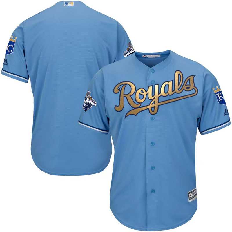 Glued Youth Kansas City Royals Blank Light Blue FlexBase 2015 World Series Champions Gold Program Baseball Jersey,We sell and wholesale Glued Youth Kansas City Royals Blank Light Blue FlexBase 2015 World Series Champions Gold Program Baseball Jersey on line form chian!