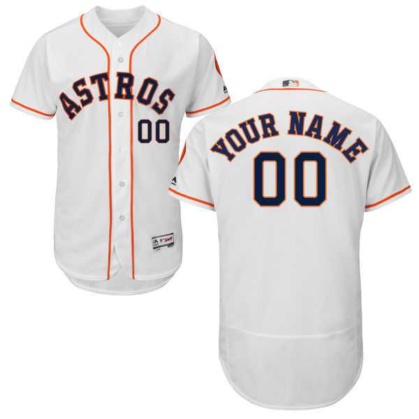 Houston Astros Customized Majestic Flexbase Collection Stitched Baseball WEM Jersey - White,We sell and wholesale Houston Astros Customized Majestic Flexbase Collection Stitched Baseball WEM Jersey - White on line form chian!