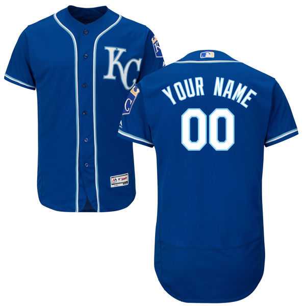 Kansas City Royal Blues Customized Majestic Flexbase Collection Stitched Baseball WEM Jersey - Royal,We sell and wholesale Kansas City Royal Blues Customized Majestic Flexbase Collection Stitched Baseball WEM Jersey - Royal on line form chian!