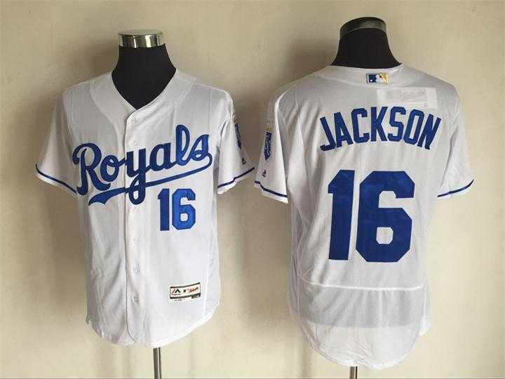 Kansas City Royals #16 Bo Jackson White 2016 Flexbase Collection Stitched Baseball Jersey,We sell and wholesale Kansas City Royals #16 Bo Jackson White 2016 Flexbase Collection Stitched Baseball Jersey on line form chian!