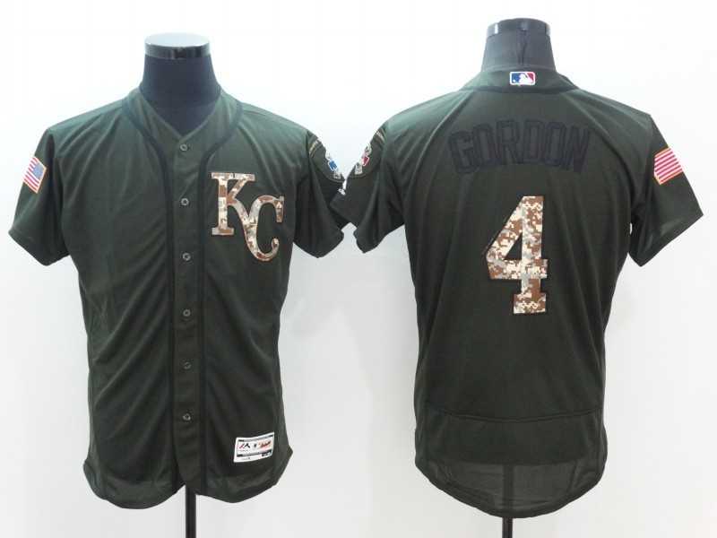 Kansas City Royals #4 Alex Gordon Green Salute To Service 2016 Flexbase Collection Stitched Baseball Jersey,We sell and wholesale Kansas City Royals #4 Alex Gordon Green Salute To Service 2016 Flexbase Collection Stitched Baseball Jersey on line form chian!