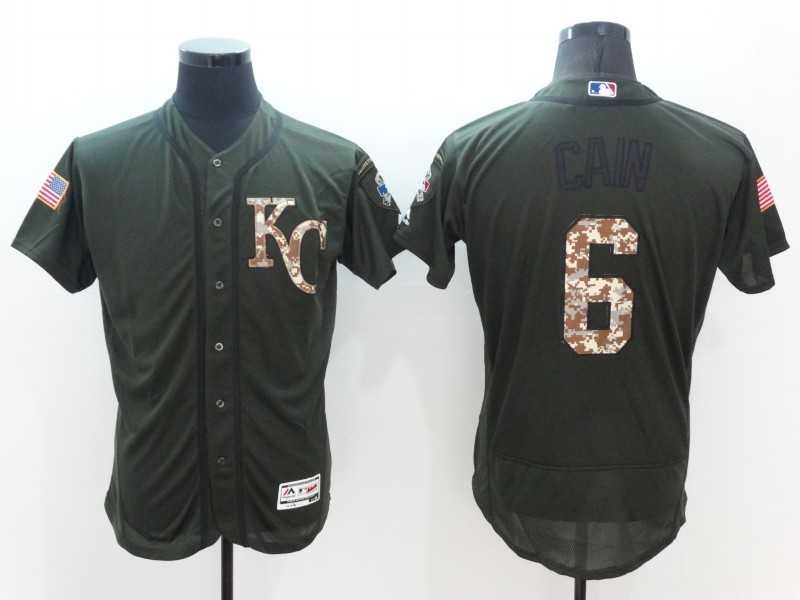 Kansas City Royals #6 Lorenzo Cain Green Salute To Service 2016 Flexbase Collection Stitched Baseball Jersey,We sell and wholesale Kansas City Royals #6 Lorenzo Cain Green Salute To Service 2016 Flexbase Collection Stitched Baseball Jersey on line form chian!