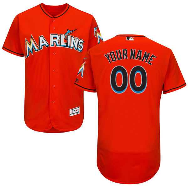Miami Marlins Customized Majestic FlexBase Collection Stitched Baseball WEM Jersey - Firebrick,We sell and wholesale Miami Marlins Customized Majestic FlexBase Collection Stitched Baseball WEM Jersey - Firebrick on line form chian!