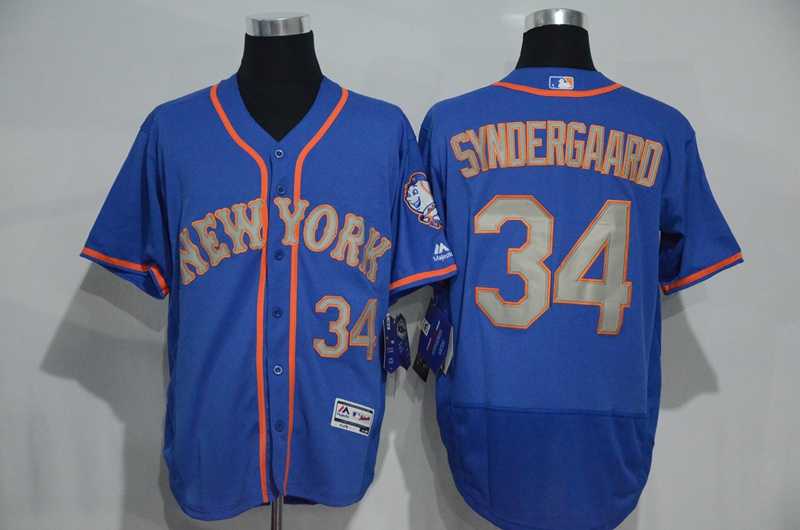 New York Mets #34 Noah Syndergaard Blue-Gray 2016 Flexbase Collection Stitched Baseball Jersey,We sell and wholesale New York Mets #34 Noah Syndergaard Blue-Gray 2016 Flexbase Collection Stitched Baseball Jersey on line form chian!