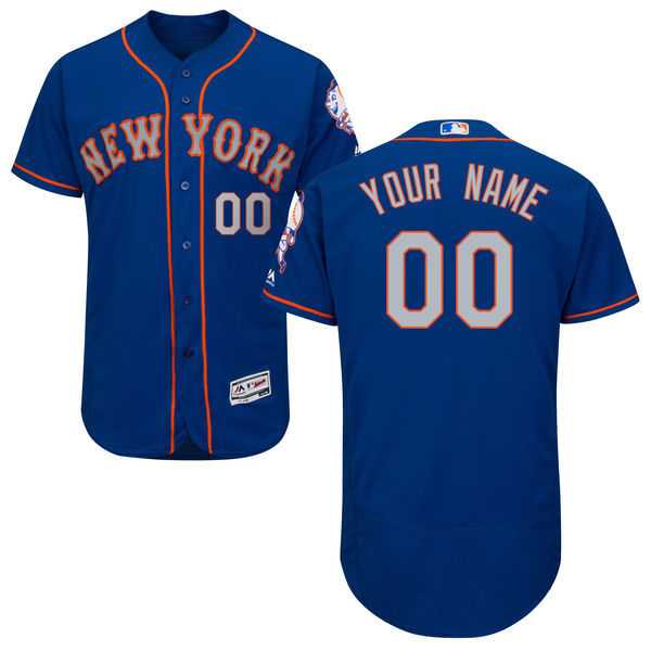 New York Mets Customized Majestic Flexbase Collection Stitched Baseball WEM Jersey - Royal Blue,We sell and wholesale New York Mets Customized Majestic Flexbase Collection Stitched Baseball WEM Jersey - Royal Blue on line form chian!
