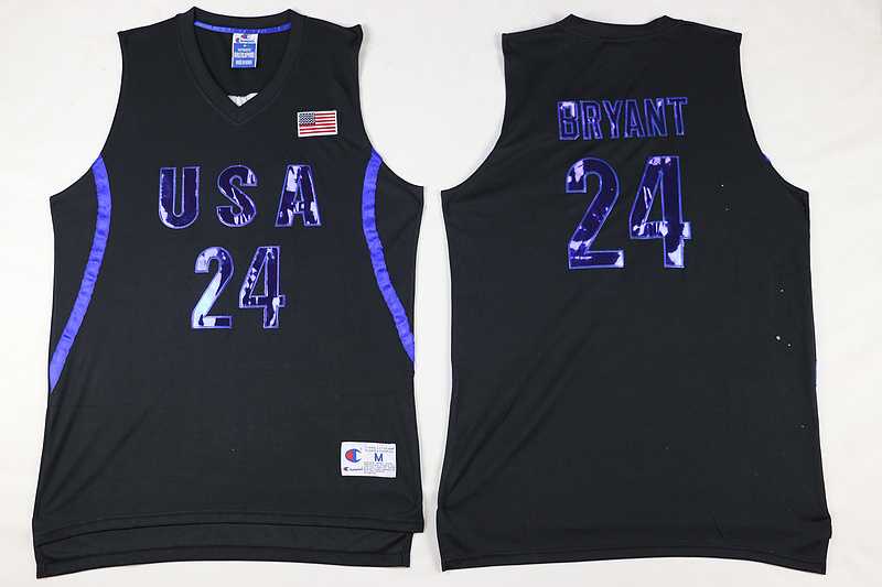Nike 2016 Team USA #24 Kobe Bryant Black Stitched NBA Jersey,We sell and wholesale Nike 2016 Team USA #24 Kobe Bryant Black Stitched NBA Jersey on line form chian!