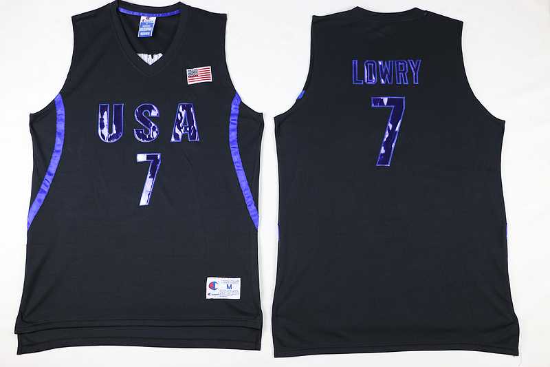 Nike 2016 Team USA #7 Kyle Lowry Black Stitched NBA Jersey,We sell and wholesale Nike 2016 Team USA #7 Kyle Lowry Black Stitched NBA Jersey on line form chian!