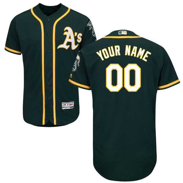 Oakland Athletics Customized Majestic Flexbase Collection Stitched Baseball WEM Jersey - Green,We sell and wholesale Oakland Athletics Customized Majestic Flexbase Collection Stitched Baseball WEM Jersey - Green on line form chian!