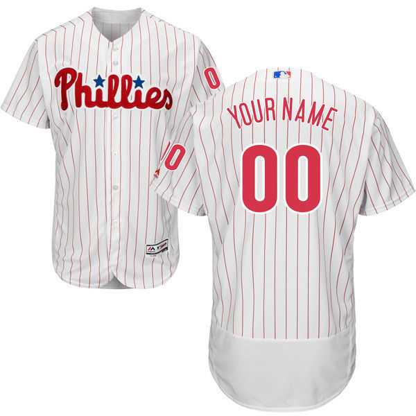 Philadelphia Phillies Customized Majestic Flexbase Collection Stitched Baseball WEM Jersey - White Red,We sell and wholesale Philadelphia Phillies Customized Majestic Flexbase Collection Stitched Baseball WEM Jersey - White Red on line form chian!